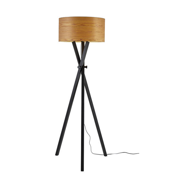 Union Rustic Childersburg Solid Wood Tripod Lamp Wayfair